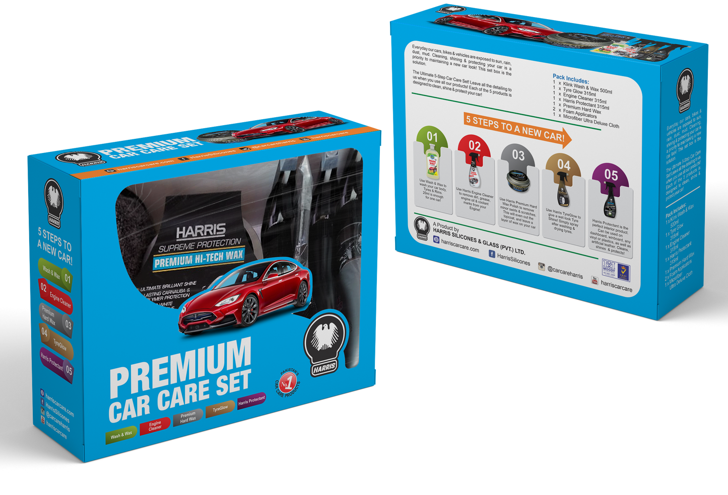 PREMIUM CAR CARE SET 6 IN 1