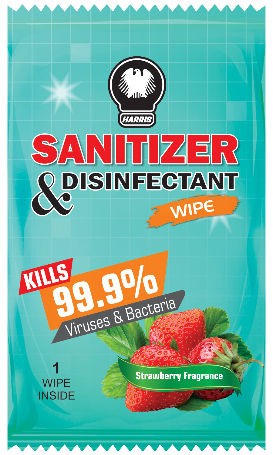 SANITIZER & DISINFECTANT WIPE