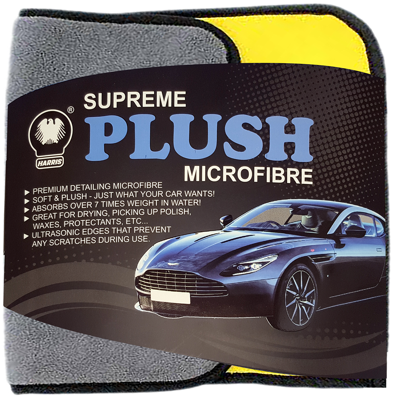 Harris Premium Hard Wax + Double sided Microfiber cloth