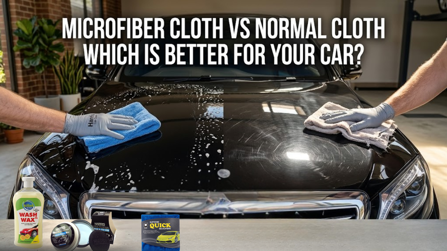 Microfiber Cloth vs Normal Cloth  Which Is Better for Your Car?