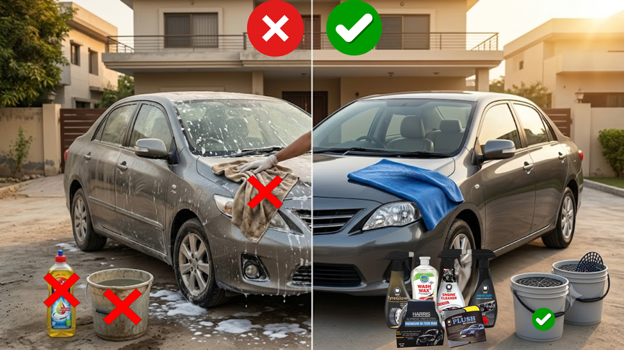 Top 5 Car Cleaning Mistakes Pakistani Car Owners Make